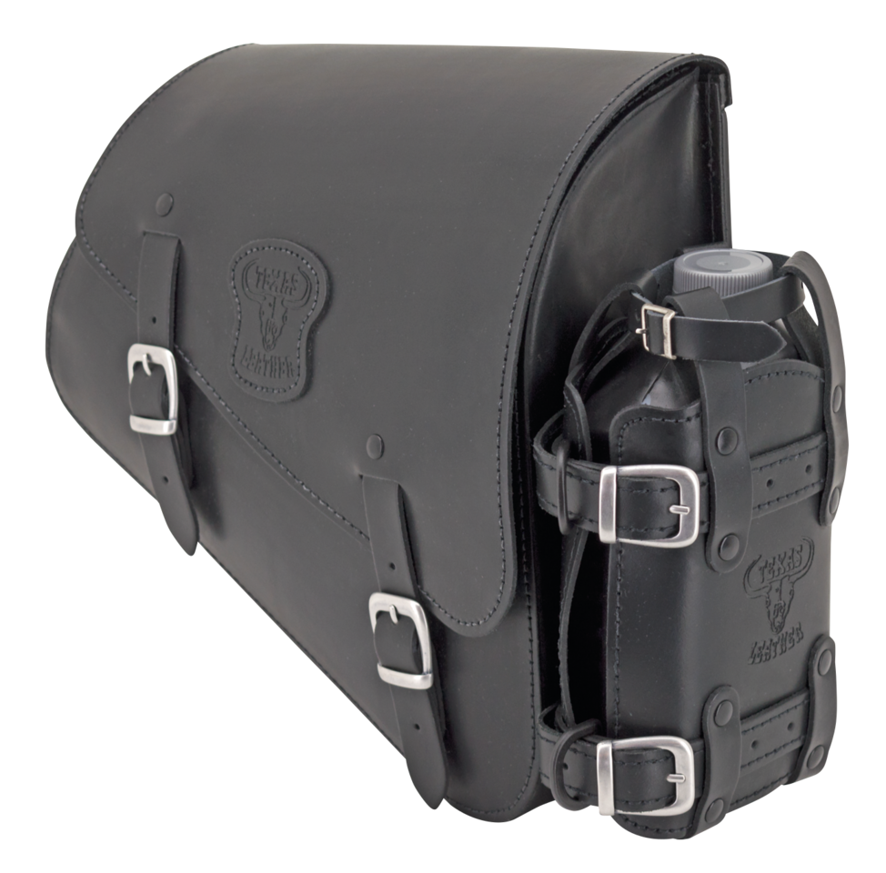 Texas Leather Sportster Frame Bag with Bottle Holder – Luggage