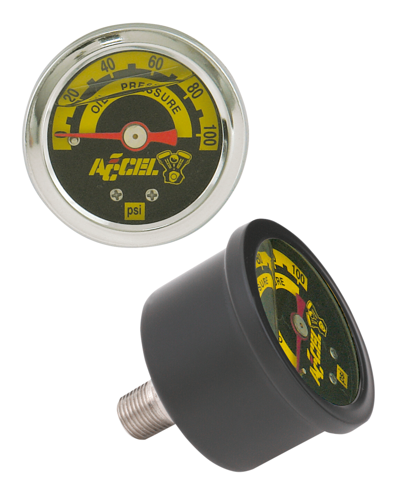 Accel Liquid-Filled Oil Pressure Gauge – Gauges & Dashes