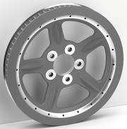 Zodiac Stock Replacement Rear Wheel Belt Pulleys – Final Drive