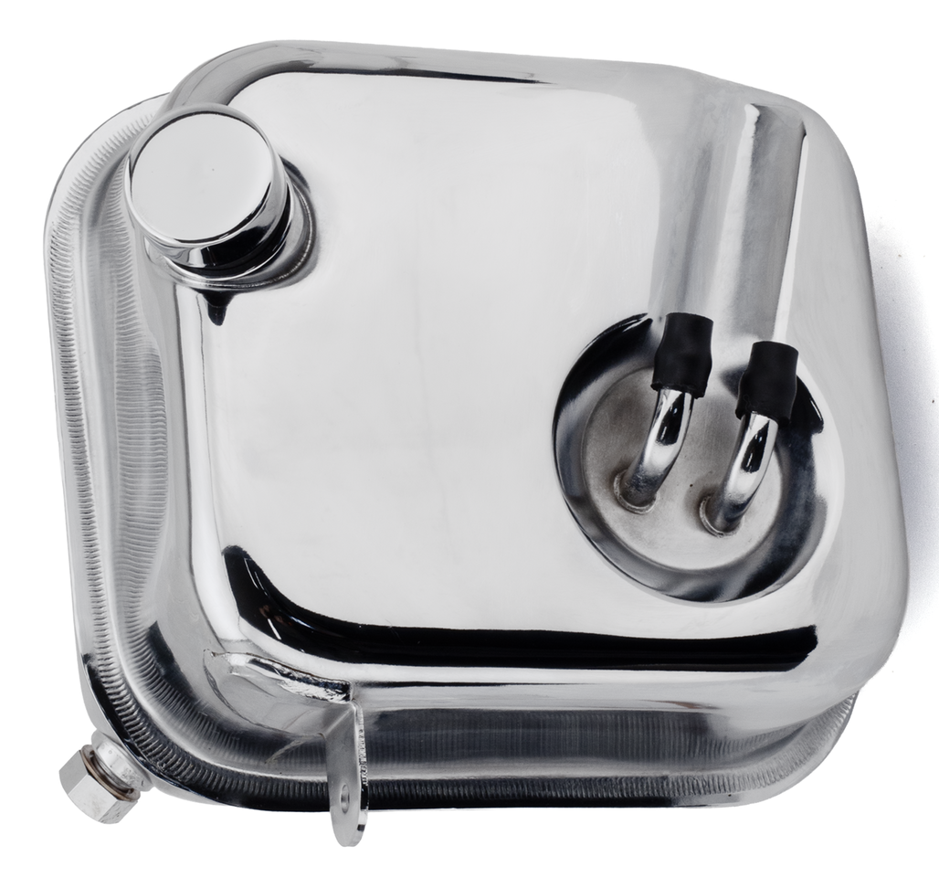 V-Twin Chrome Oil Tank for 4 Speed Big Twin – Gas- & Oil Tank