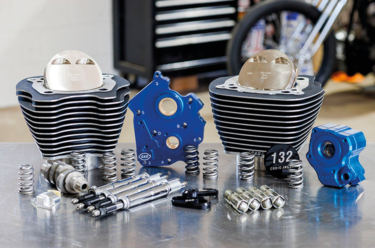 S&S 124CI, 128CI, 129CI & 132CI Power Packages for Milwaukee Eight – Engine