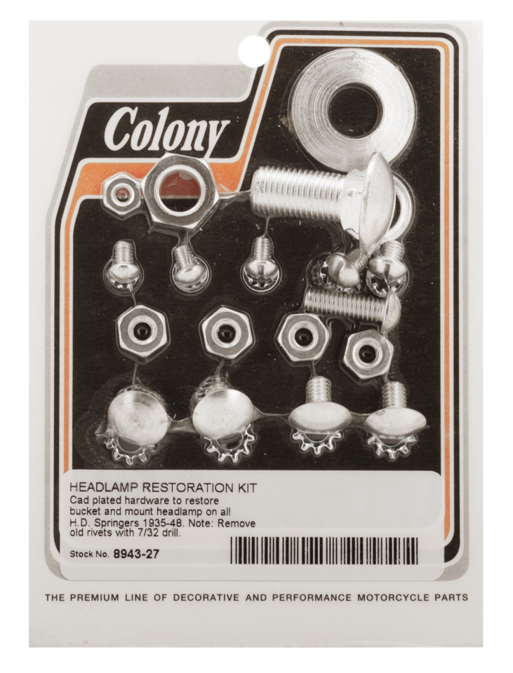 Colony Headlight Mount Restoration Kit 1935-1948 – Electric & Light