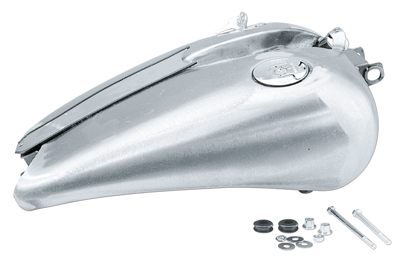 Zodiac One Piece 2" Stretched Tank with Dash Mount for Dyna Glide – Gas- & Oil Tank