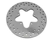 Zodiac Polished and Drilled Stainless Steel Disc Brake Rotors