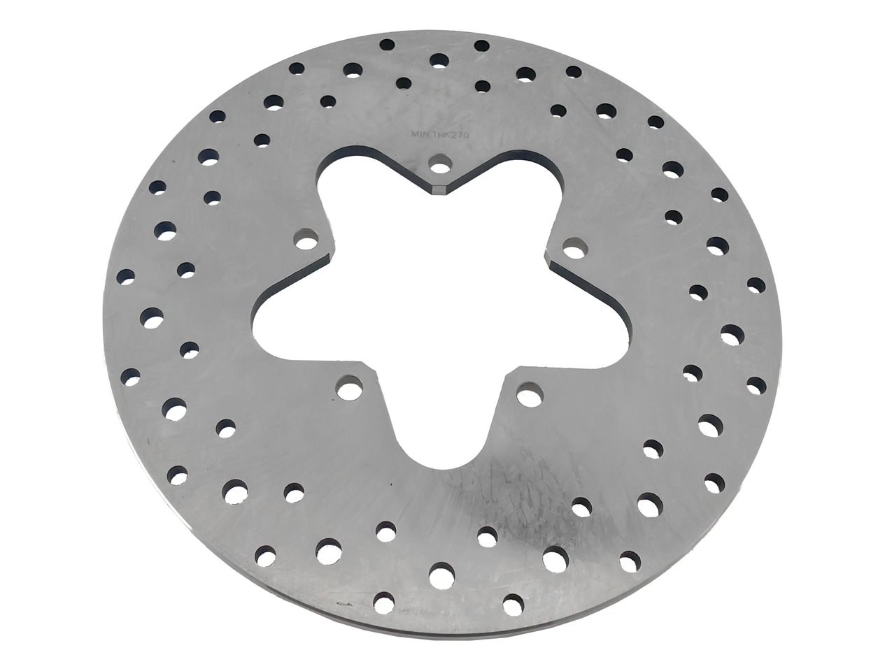 Zodiac Polished and Drilled Stainless Steel Disc Brake Rotors