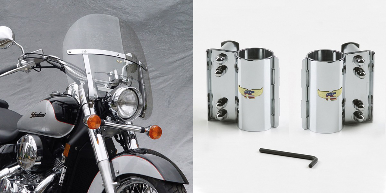 National Cycle Chopped Heavy-Duty Windshield