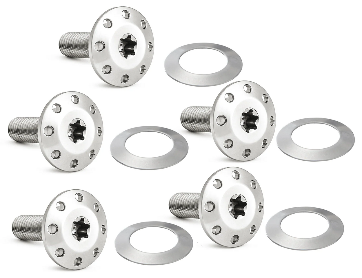 Arlen Ness Titanium Floating Rotor Hardware