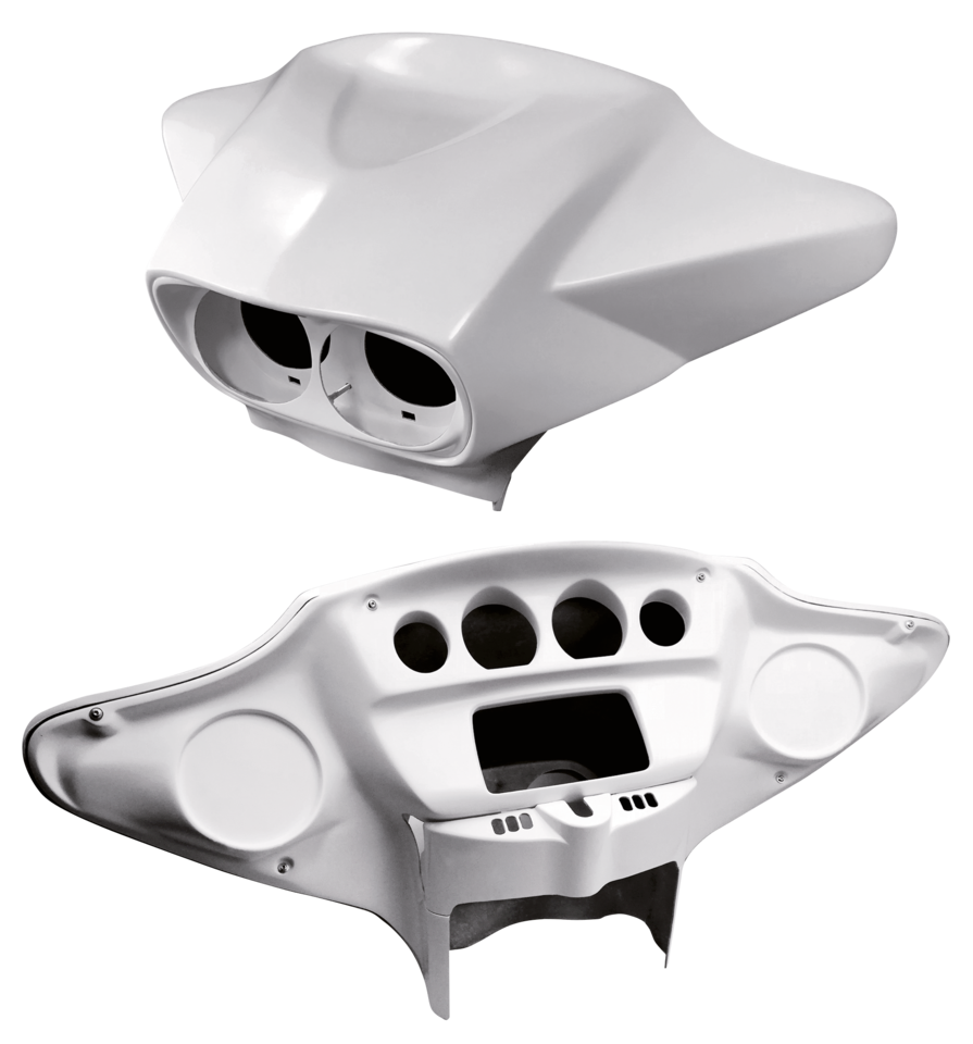 Tommy & Sons Batwing Style Fairing for Road Glide Headlights – Windshield