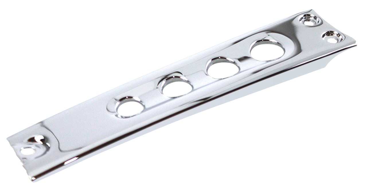 V-Twin Chrome Dash Panel Extension for Fat Boy – Gauges & Dashes