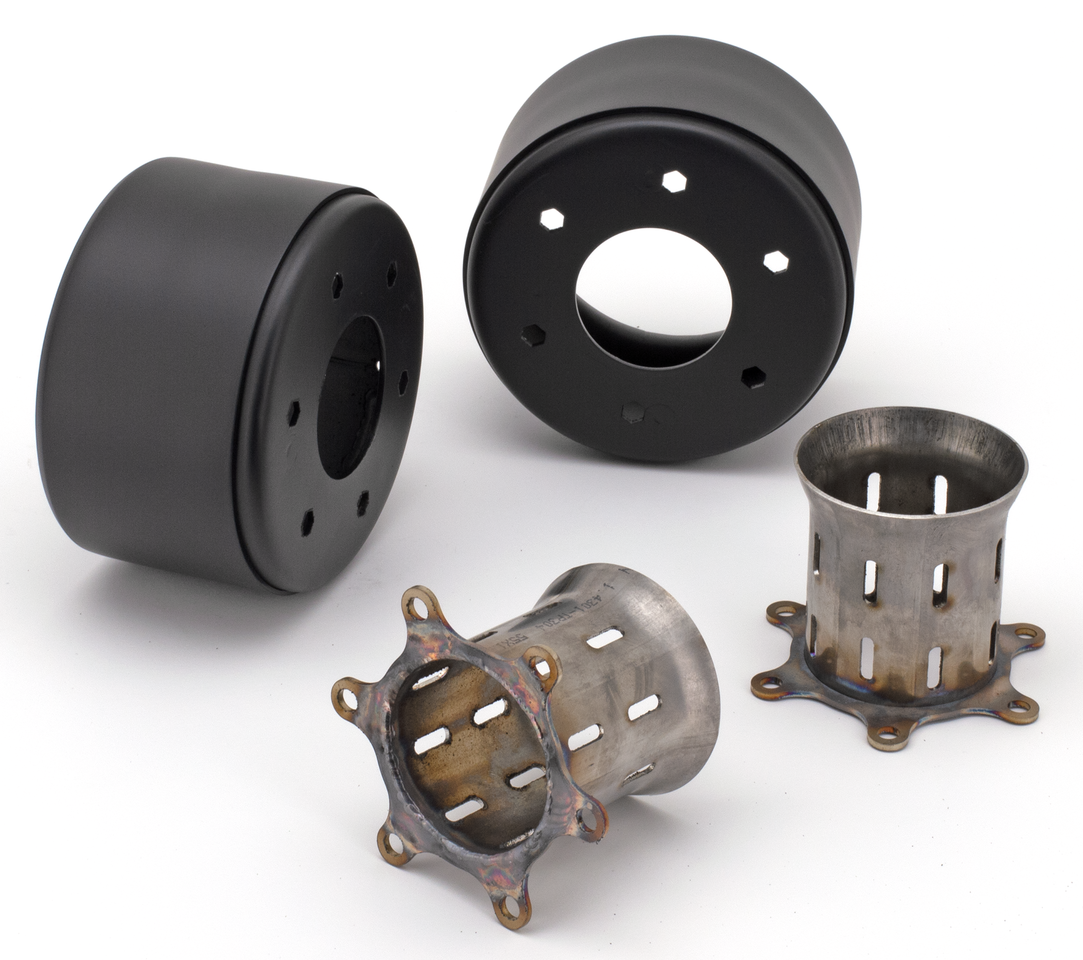 Mcj Endcaps for 120MM Mcj Mufflers – Exhaust