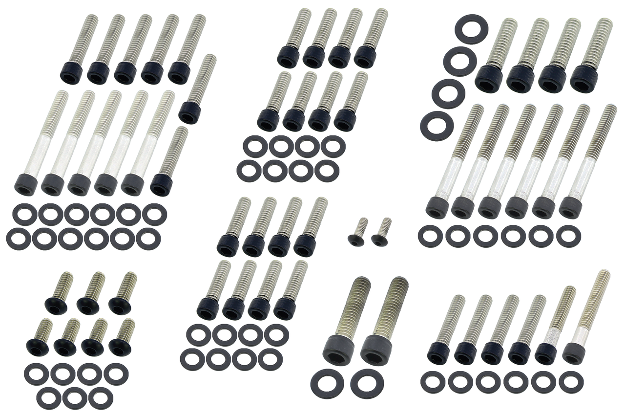Screws4Bikes Black Stainless Steel Drivetrain Screw Kits – Hardware
