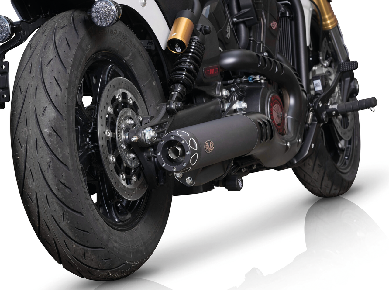 V-Performance Slip-On Mufflers for Indian Scout 1250 – Exhaust