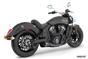 Freedom Performance Exhaust Shorty 2-INTO-1 for Indian Scout