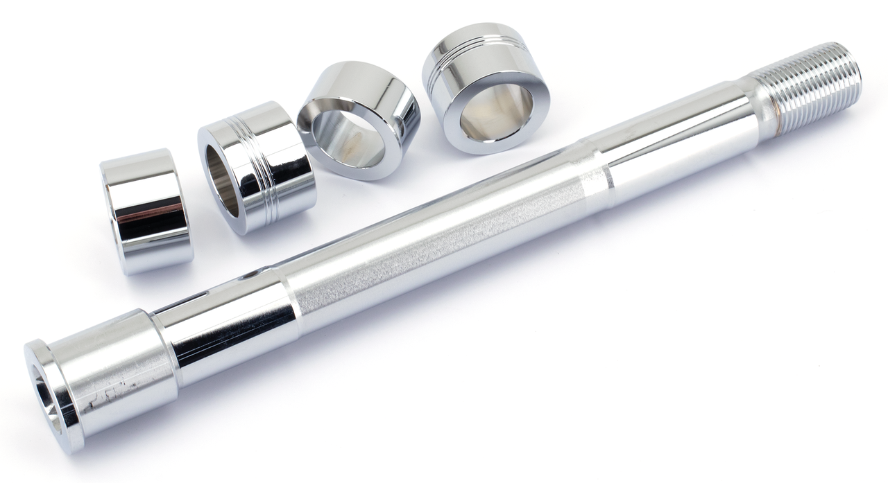 Zodiac Chrome Plated Front and Rear Axles – Wheel & Tire