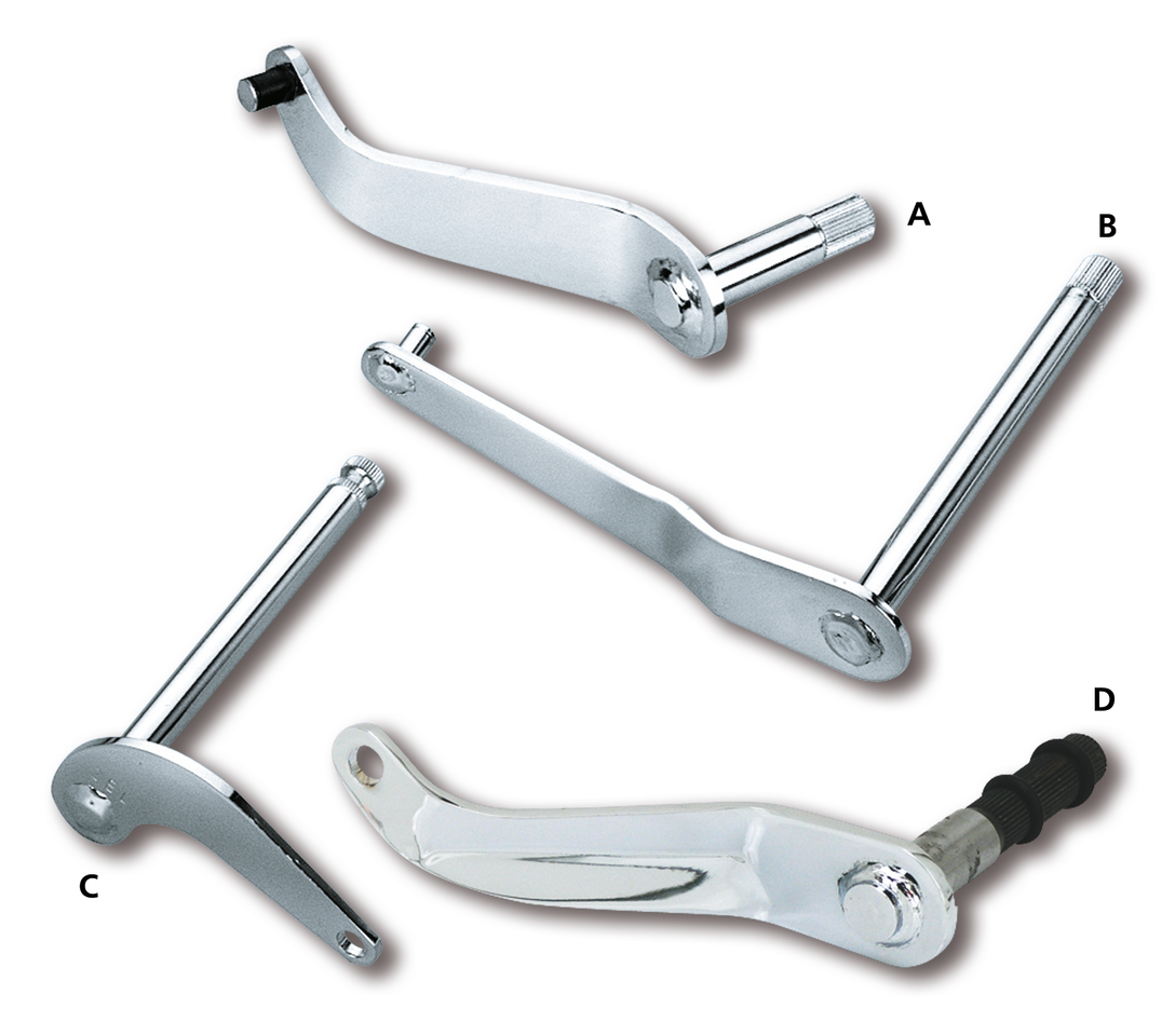 Zodiac Chrome Plated Shifter Shafts – Foot Control