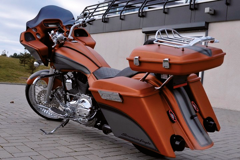 Tommy & Sons Fiberglass Super Stretched Saddlebags for Touring – Luggage