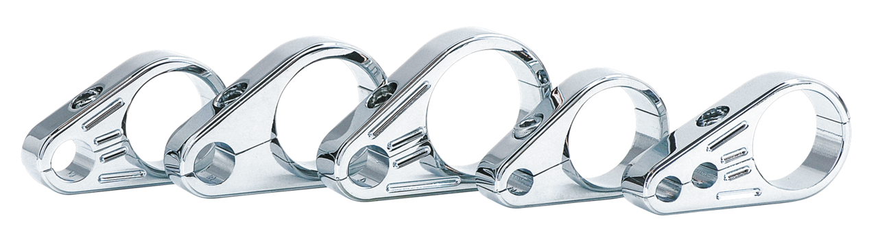 Zodiac Chrome Cable Clamps – Control Cables & Hydraulic Lines