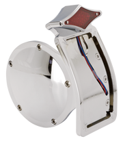 Zodiac Derby Mount License Plate Bracket with Diamond Style LED Taillights – Electric & Light