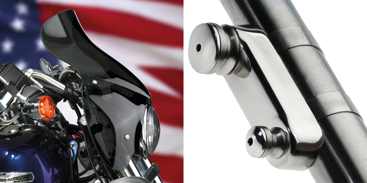 National Cycle Wave Switchblade Quick-Release Windshields