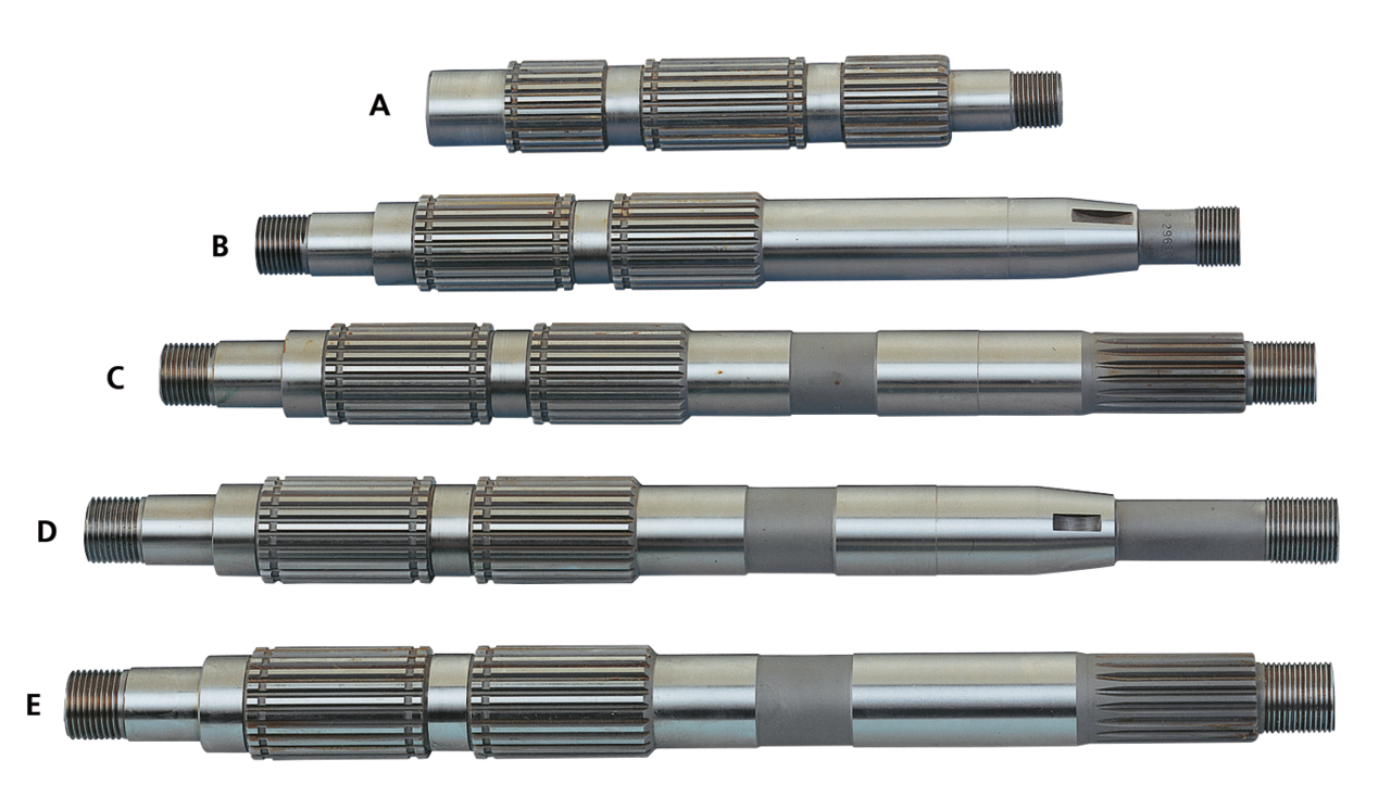 Andrews Main and Counter Shafts for 5 Speed Big Twin Transmissions