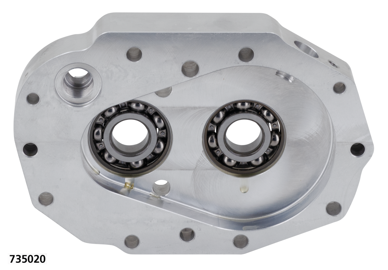 Zodiac "large Bearing" Trap Door for 5 Speed & 6 Speed Big Twin Transmissions