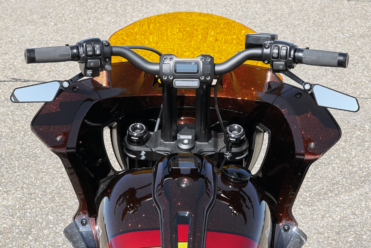 Rick's "performance 2" Upper Triple Tree Clamp for Softail Low Rider – Front Forks