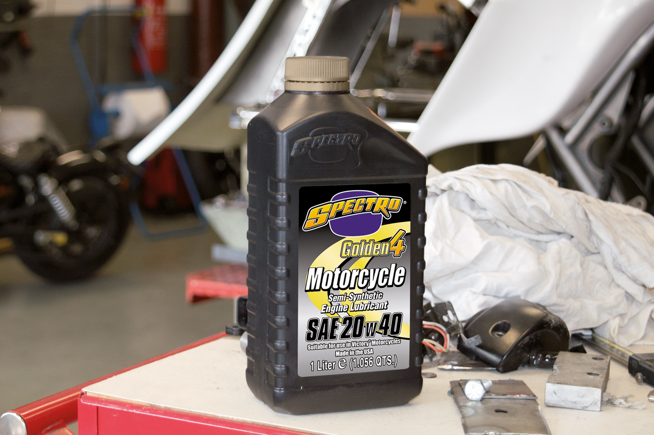 Spectro Golden Semi-Synthetic 20W40 for Indian and Victory – Oil