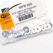 Midwest Acorn Nut Company Chrome Plated Flat Washers Assortment – Hardware