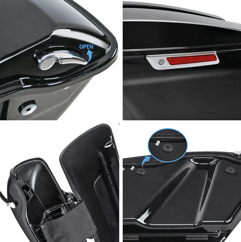Zodiac Stretched 2014 to Present Style Touring Hard Bags – Luggage