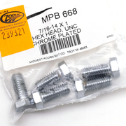Midwest Acorn Nut Company Chrome Plated Unc Hex Head Cap Screws Assortment – Hardware