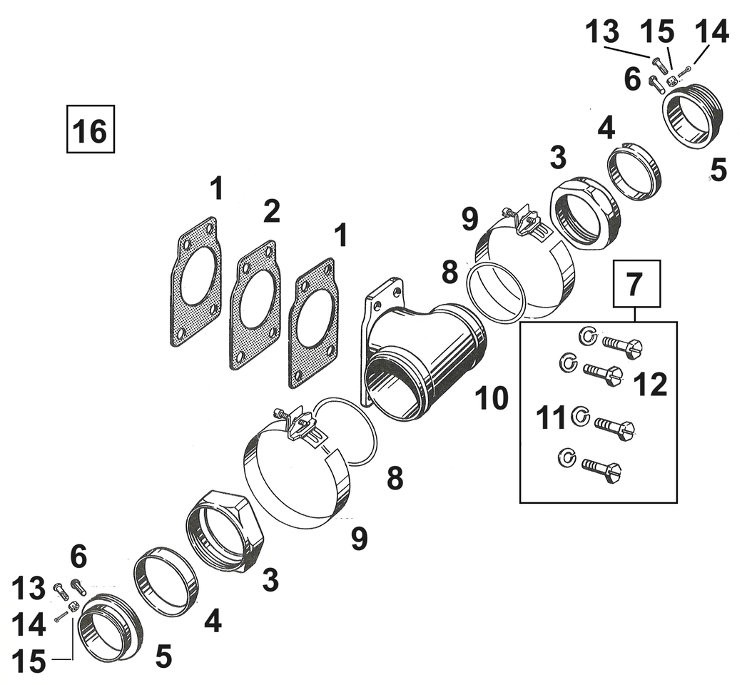 V-Twin Manifold Parts for Knucklehead & Panhead – Intake