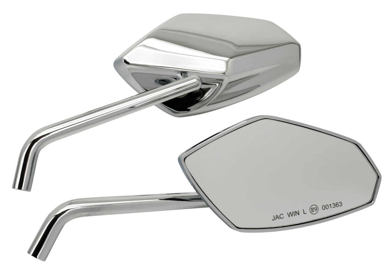 Zodiac Genuine Zodiac E-Approved Street Rod Mirrors – Handlebar