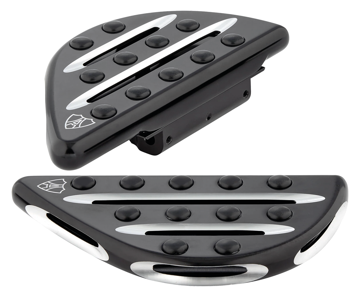Arlen Ness Passenger Floorboards for Heavyweight Indian – Foot Control