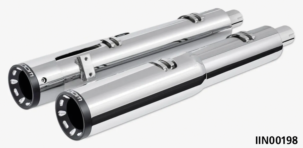 Freedom Performance Exhaust 4 1/2" Two-Step Slip-Ons for Indian Powerplus & Thunderstroke