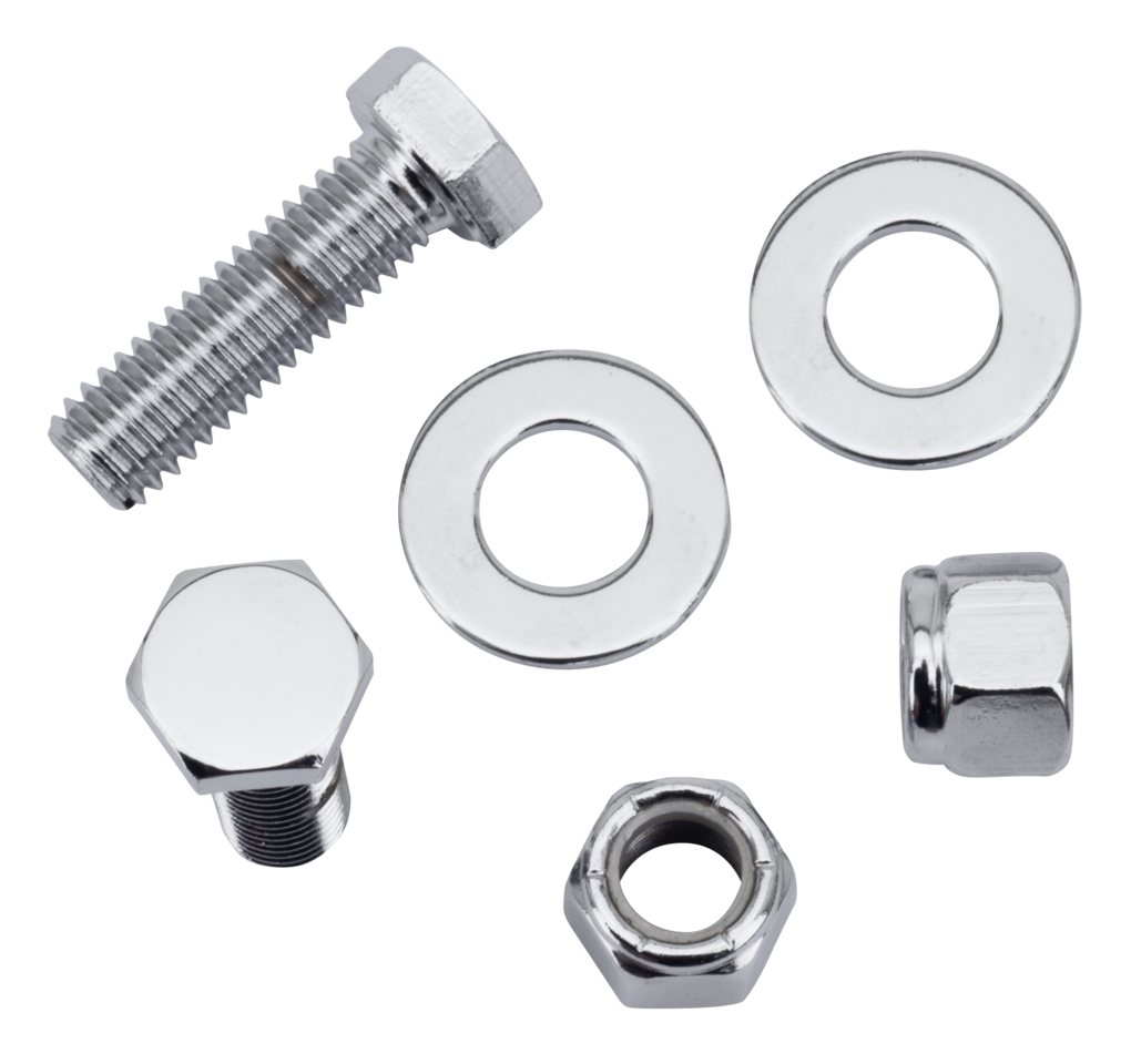 Midwest Acorn Nut Company Chrome Engine Stabilizer Screw Kit