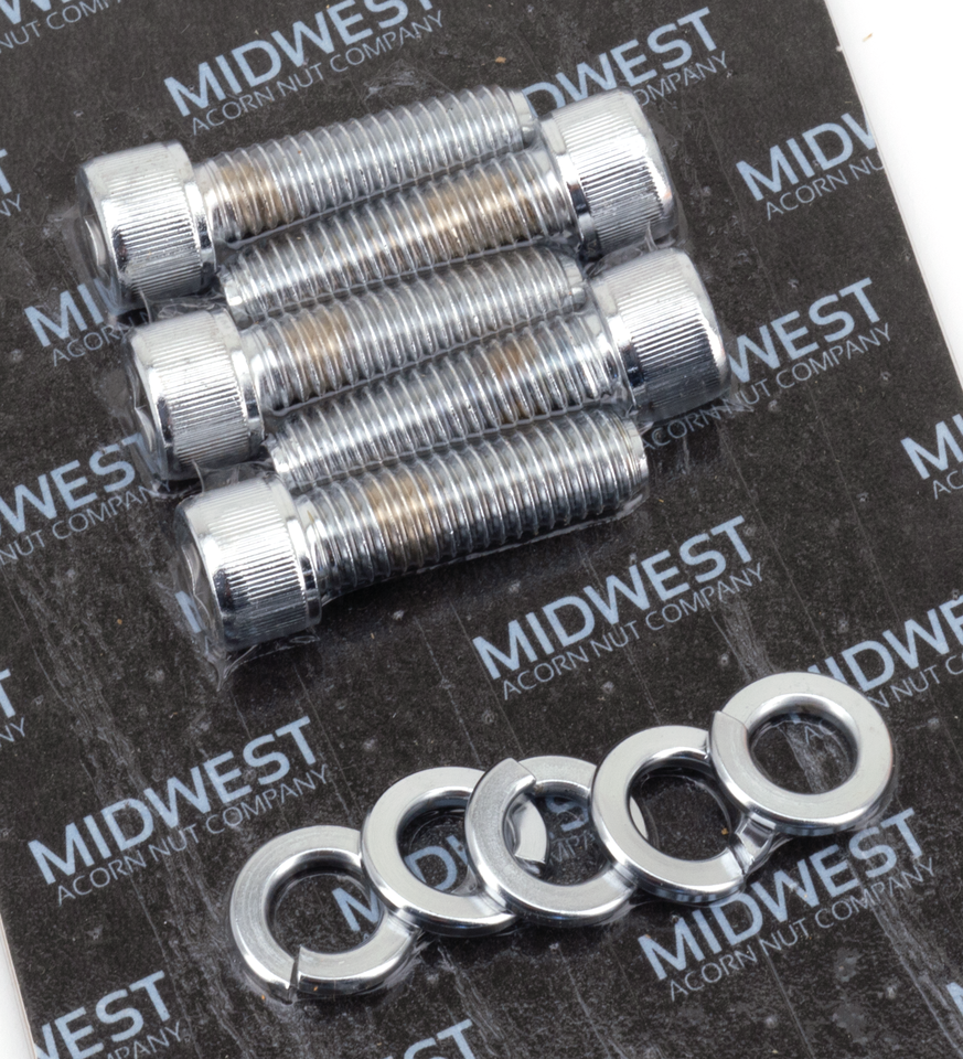 Midwest Acorn Nut Company Chrome Plated Sprocket & Pulley Bolts & Screws – Final Drive