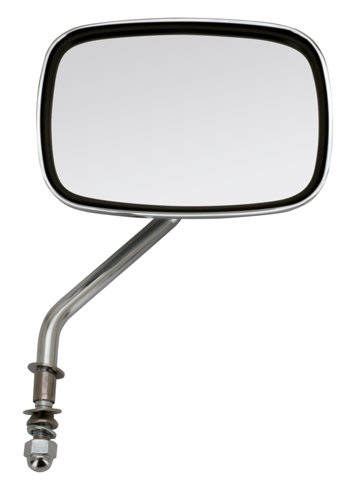 Zodiac One Piece Die-Cast Chrome Mirrors – Handlebar