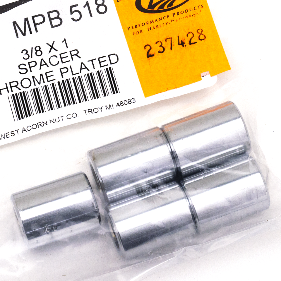 Midwest Acorn Nut Company Show Chrome Steel Spacers Assortment – Hardware