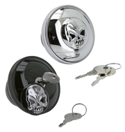 Zodiac Lockable Three-Dee Skulled Gas Caps – Gas- & Oil Tank