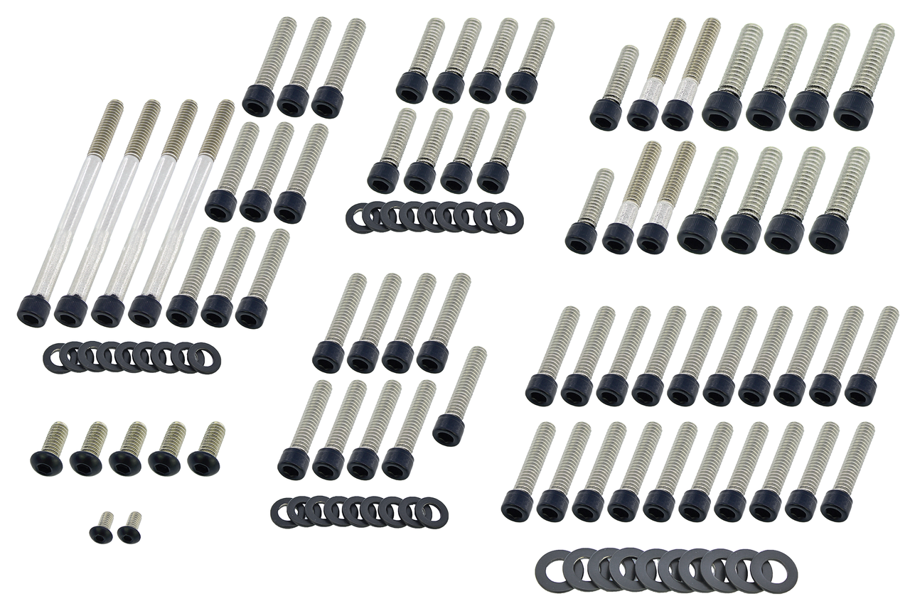 Screws4Bikes Black Stainless Steel Drivetrain Screw Kits – Hardware