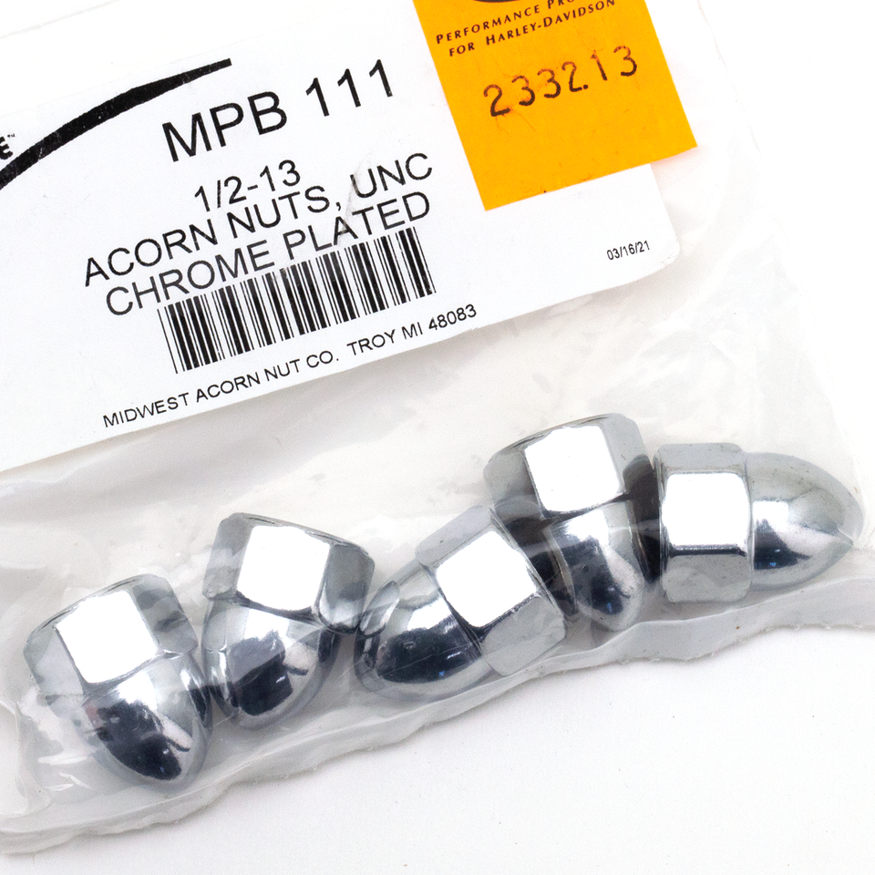 Midwest Acorn Nut Company Chrome Acorn Style Nut Assortment – Hardware