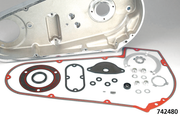 James Gaskets Gaskets, O-Rings and Seals for Aluminum Primary on 4 Speed Big Twin 1965-1986 – Gasket & Seals