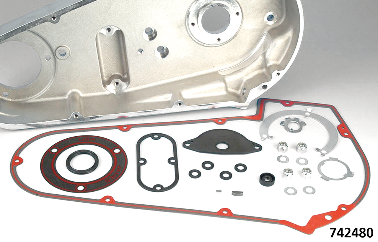 James Gaskets Gaskets, O-Rings and Seals for Aluminum Primary on 4 Speed Big Twin 1965-1986 – Gasket & Seals