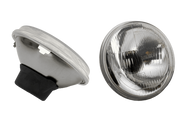 Zodiac 5 1/2" Chrome Bates Style Headlights – Electric & Light