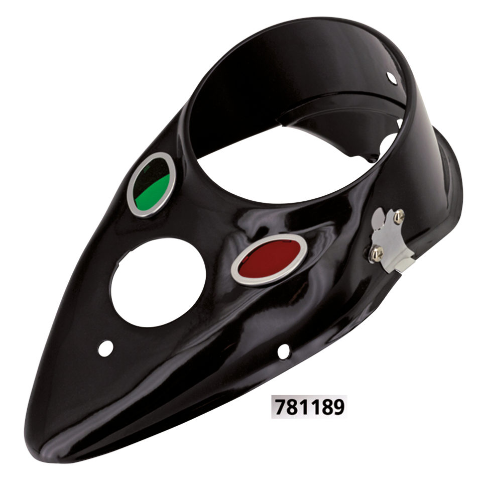 V-Twin Cat-Eye Dash for Fat Bob Tank – Gauges & Dashes
