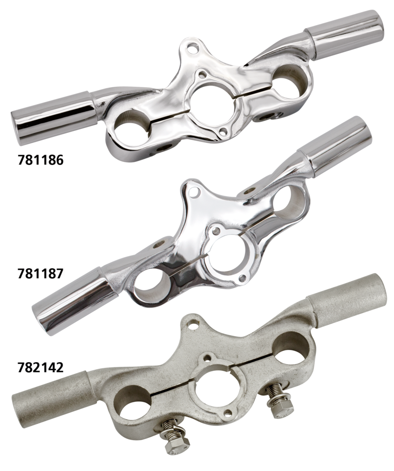 V-Twin Triple Tree Clamps for Early Springers – Front Forks