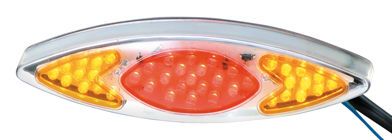 Zodiac Universal LED Taillight with Integrated LED Turn Signals – Electric & Light