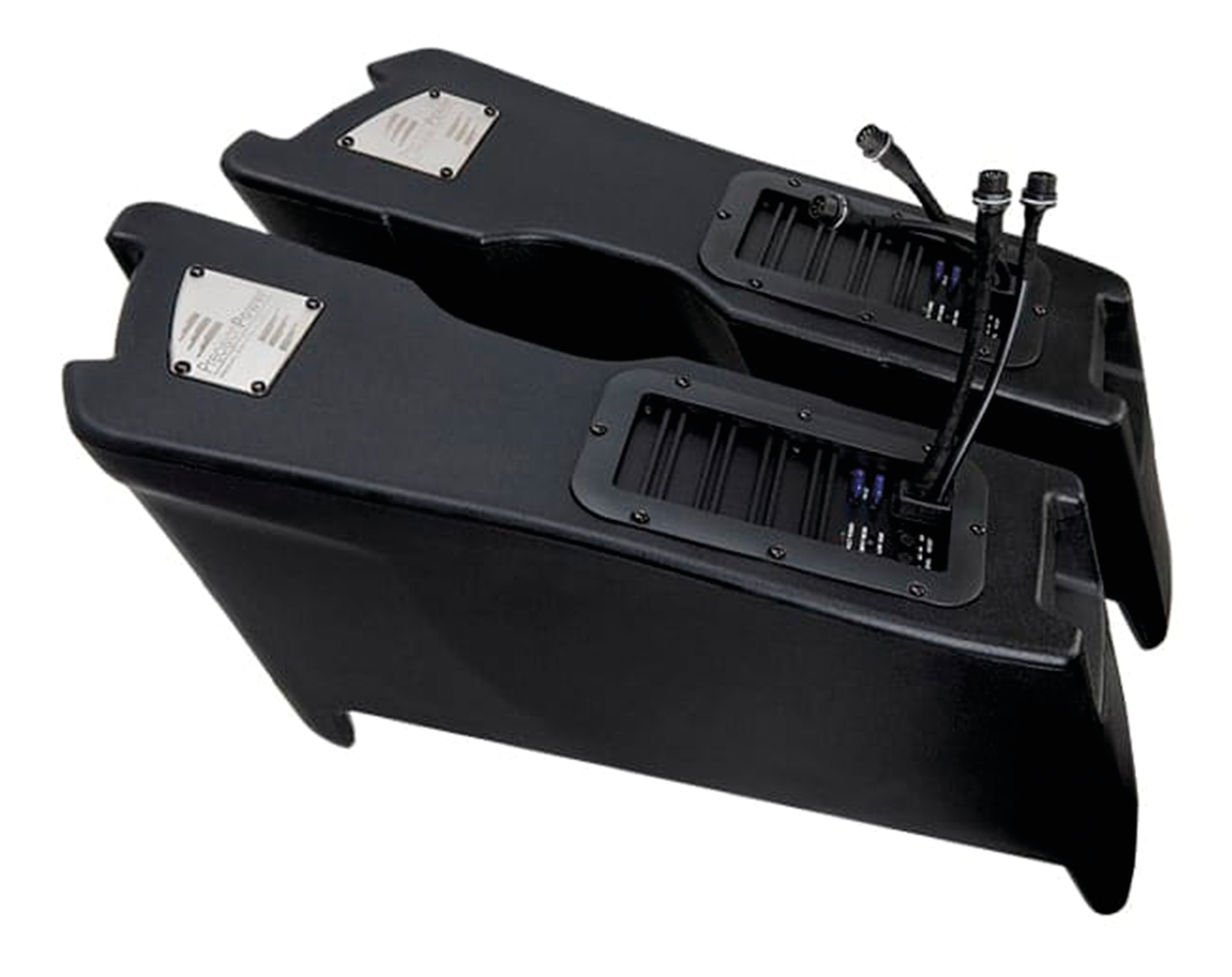 Precision Power Powered Saddlebag Subwoofers – Helmets