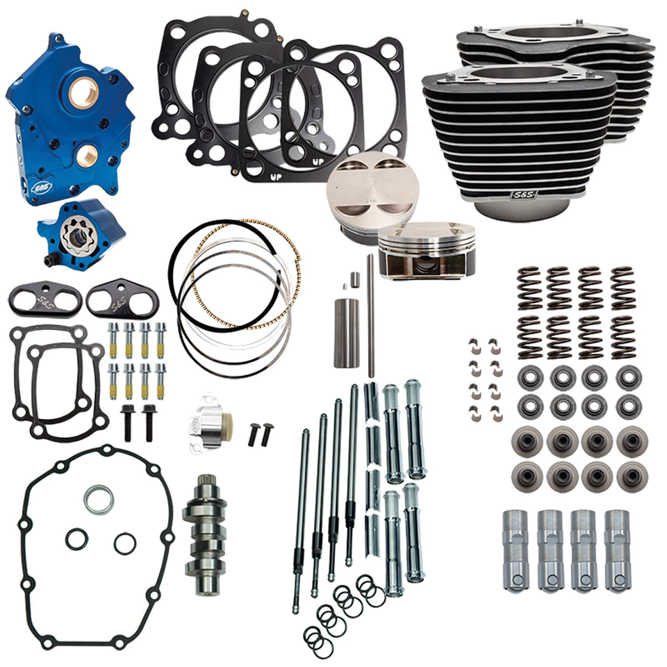 S&S 124CI, 128CI, 129CI & 132CI Power Packages for Milwaukee Eight – Engine