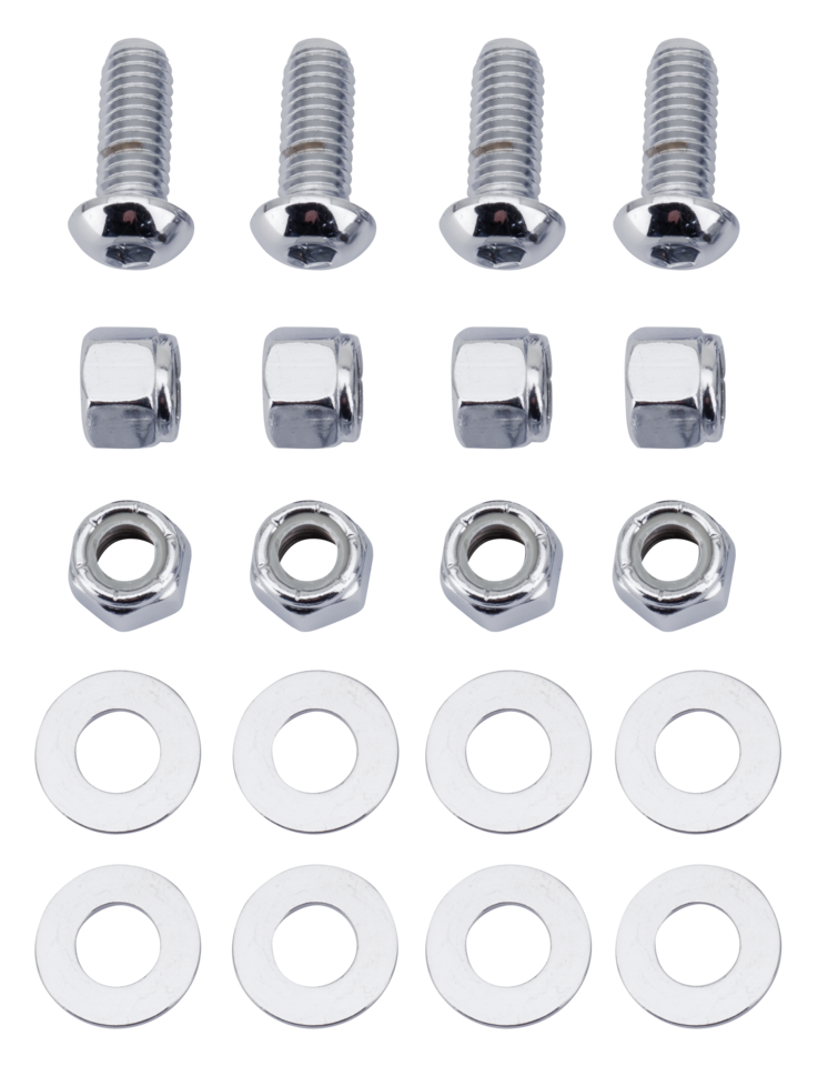 Midwest Acorn Nut Company Chrome Transmission Mount Screw Kit
